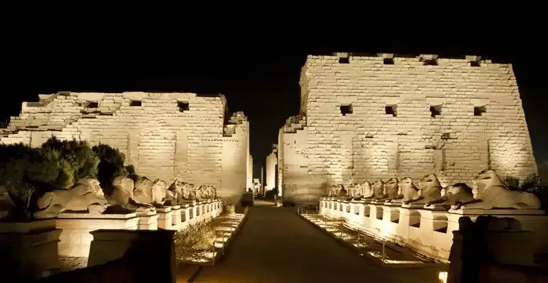 Sound and Light Show at Karnak Temple